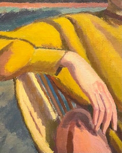 "Mme. Cacheux 2" de Armand Cacheux - Óleo sobre lienzo - 100x103 cm