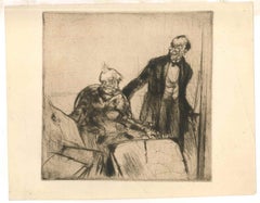 Amateurs d'Estampes - Gravure d'Armand Coussens - 1921