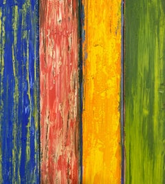 Balance of Power (Quadriptychon Holztafel Zeitgenössische abstrakte Malerei)