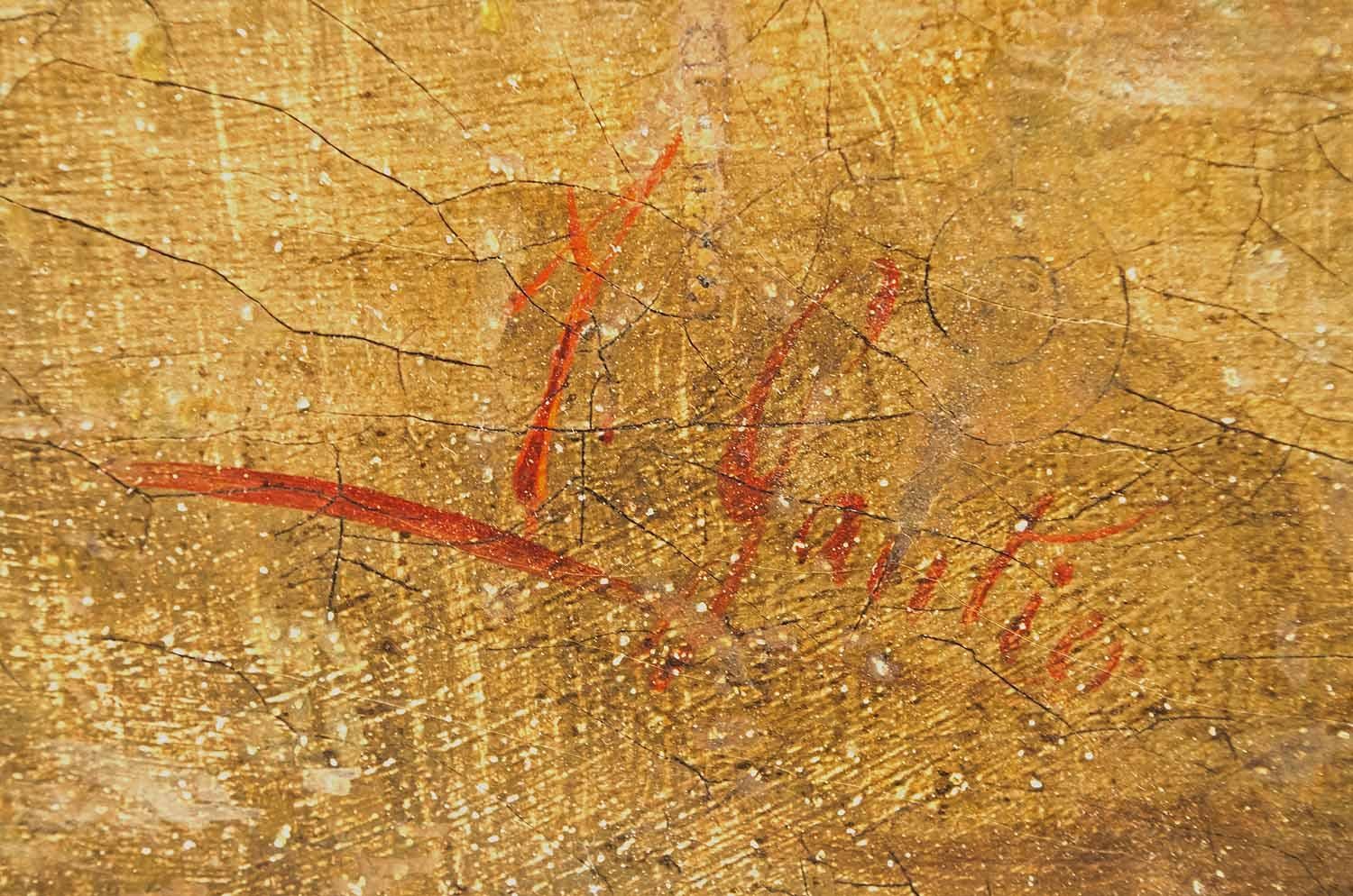 Armand Dsir Gautier, Karikatur, Öl auf Leinwand, spätes 19. Jahrhundert im Angebot 1