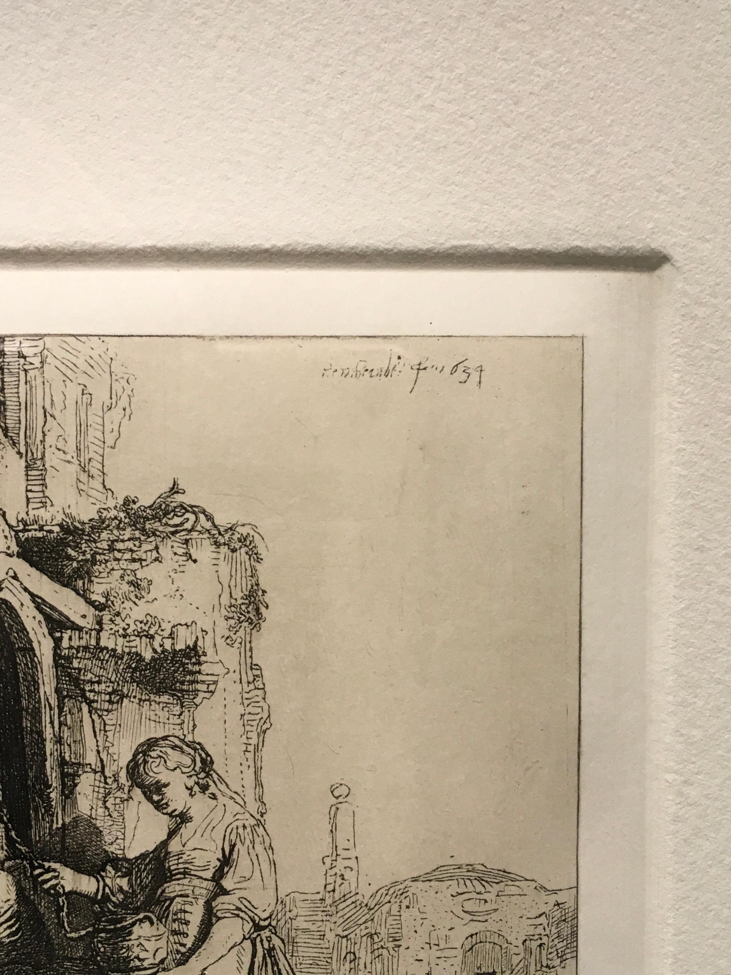 « Jésus et la femme au puits », gravure d'Amand-Durand en vente 2