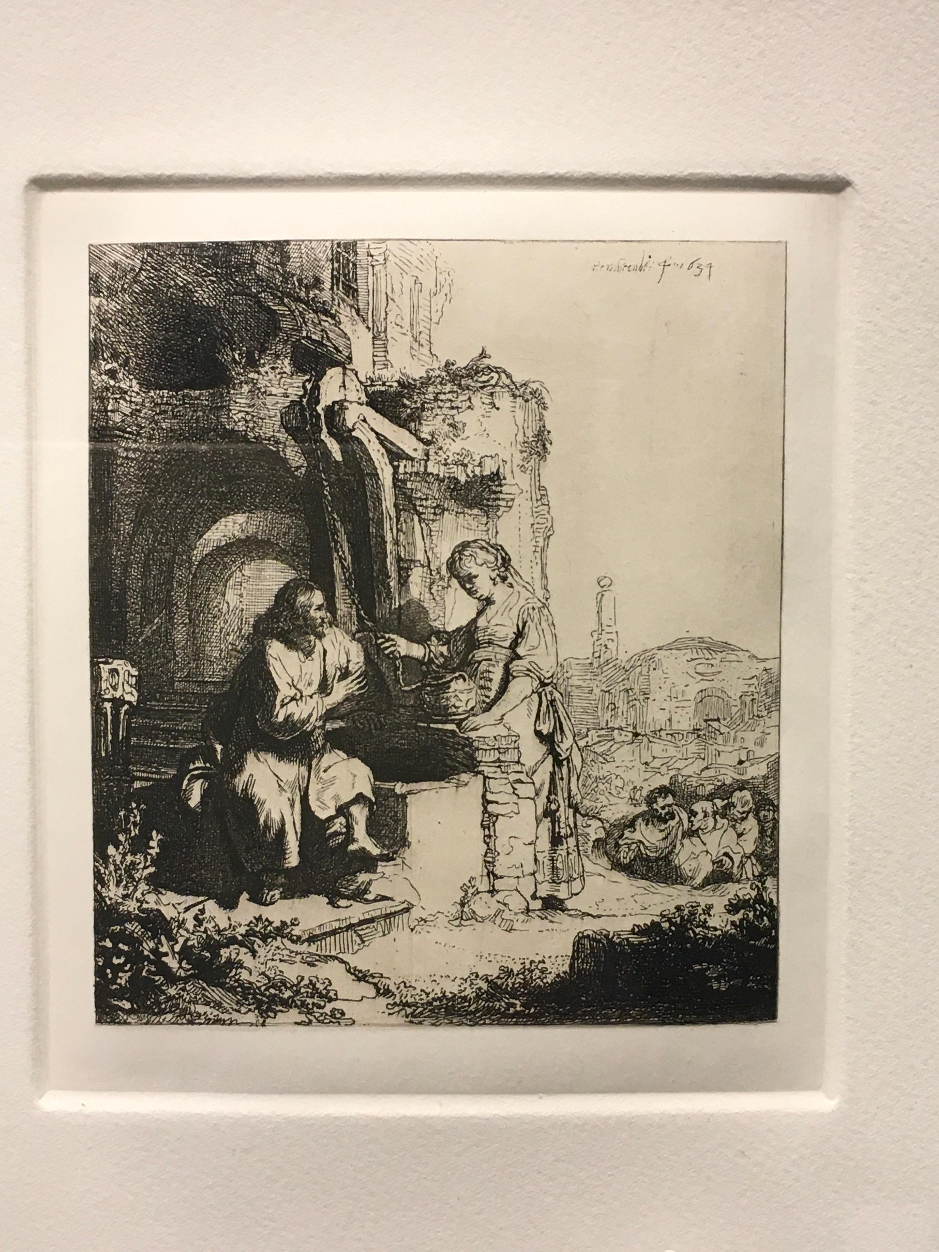 « Jésus et la femme au puits », gravure d'Amand-Durand en vente 3