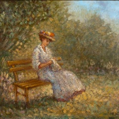 Armand Fouquet - La Couture au Jardin Impressionniste