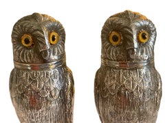 Armand Frénais - Pair Of Silver-plated Metal Salt Shakers