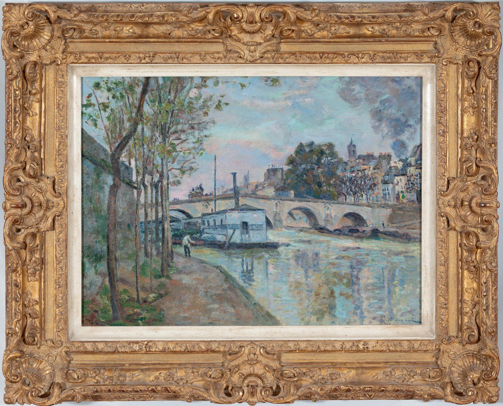 La Seine à Paris di Armand Guillaumin - Paesaggio urbano di Parigi in vendita 1