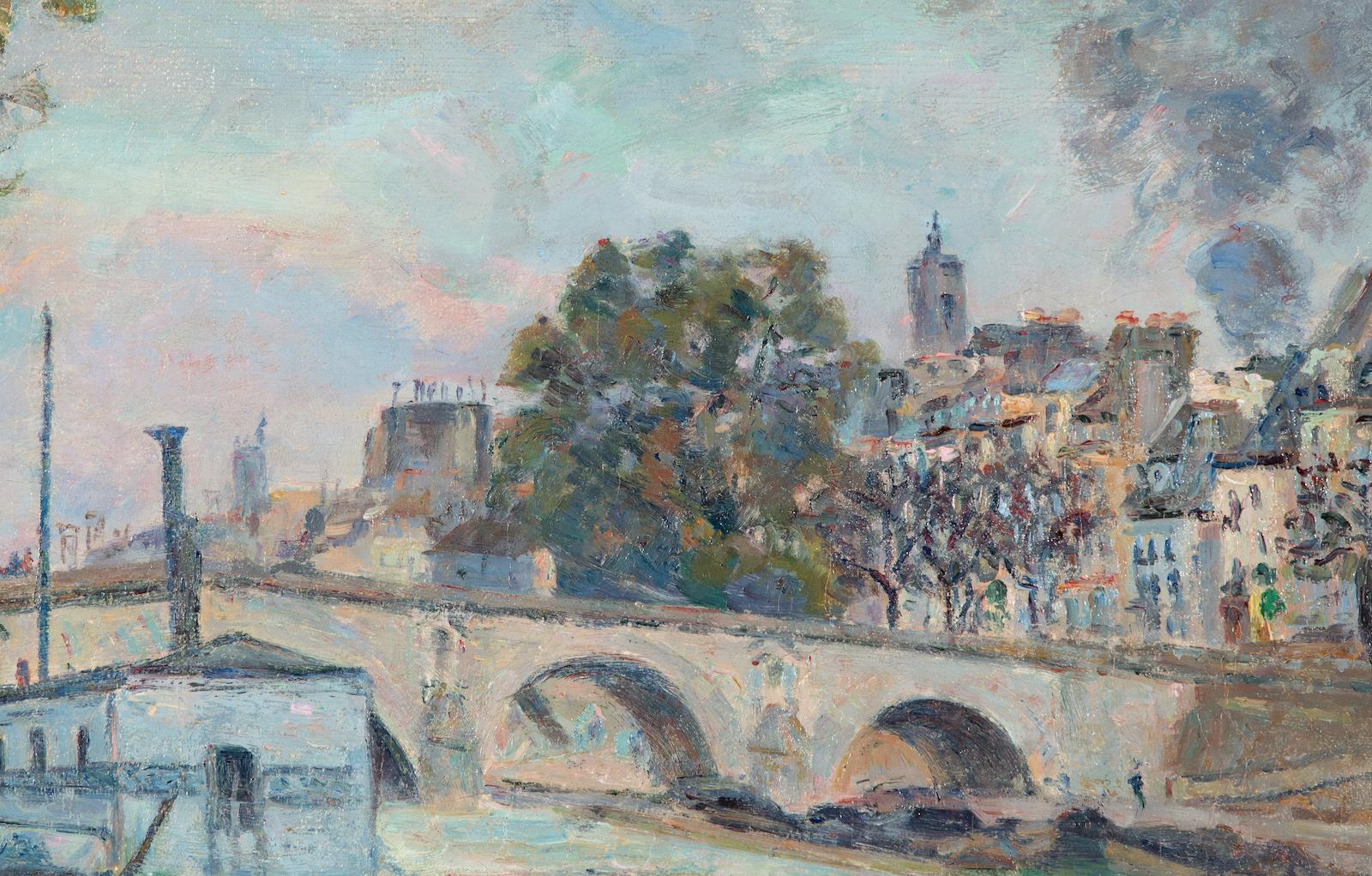 La Seine à Paris di Armand Guillaumin - Paesaggio urbano di Parigi in vendita 2