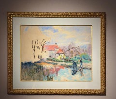 Paysage de la Creuse, pastel de Jean-Baptiste Armand Guillaumin