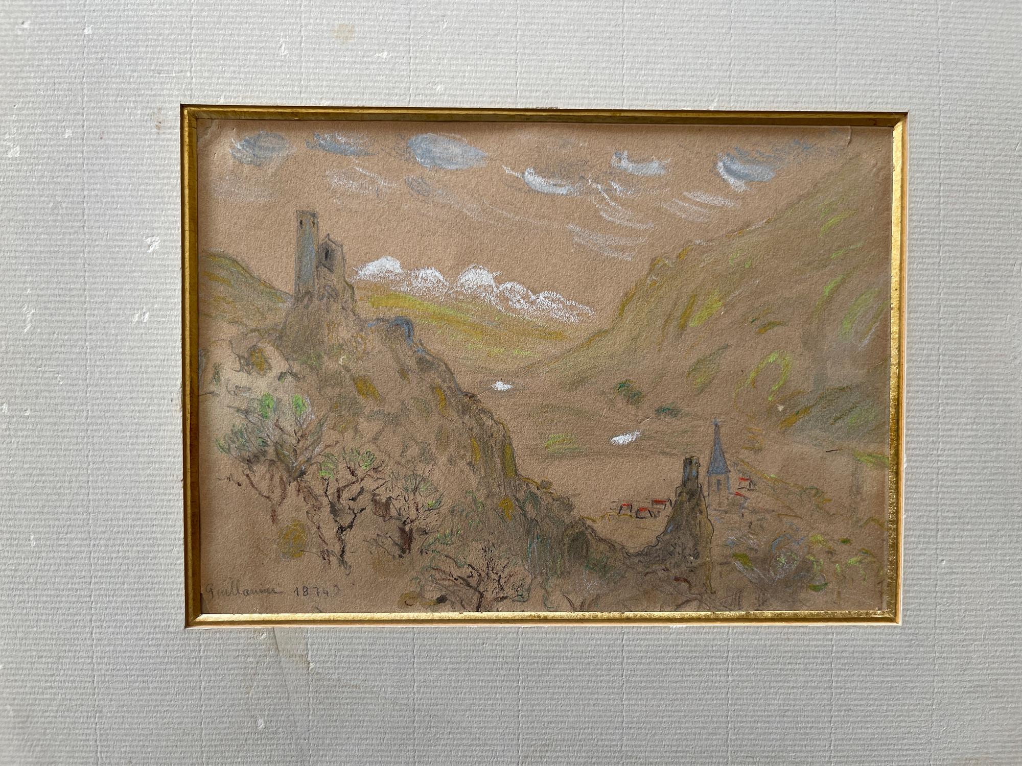 Late 19th Century Armand GUILLAUMIN – Watercolor 1874 For Sale