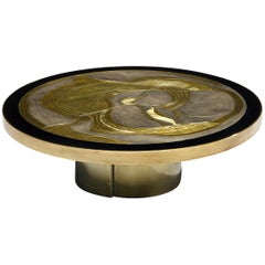 Armand Jonckers & Nadia Jenatzy Luxurious Hand-Etched Coffee Table