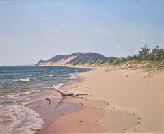 Lake Michigan Looking North, Sleeping Bear Dunes, Lake Michigan Coastline