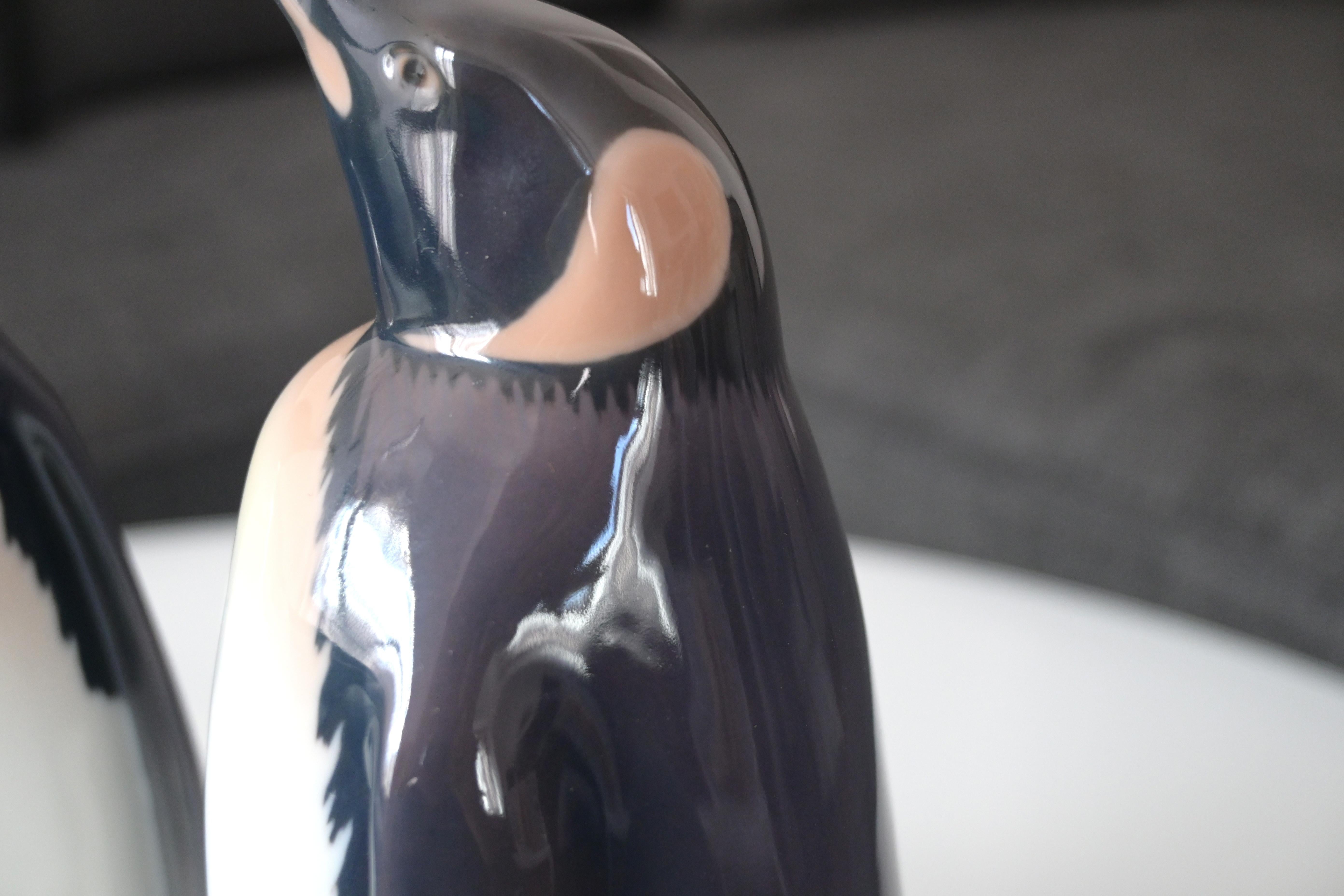 Due pinguini di porcellana, manifattura Bing & Grondahl, XX secolo in vendita 6