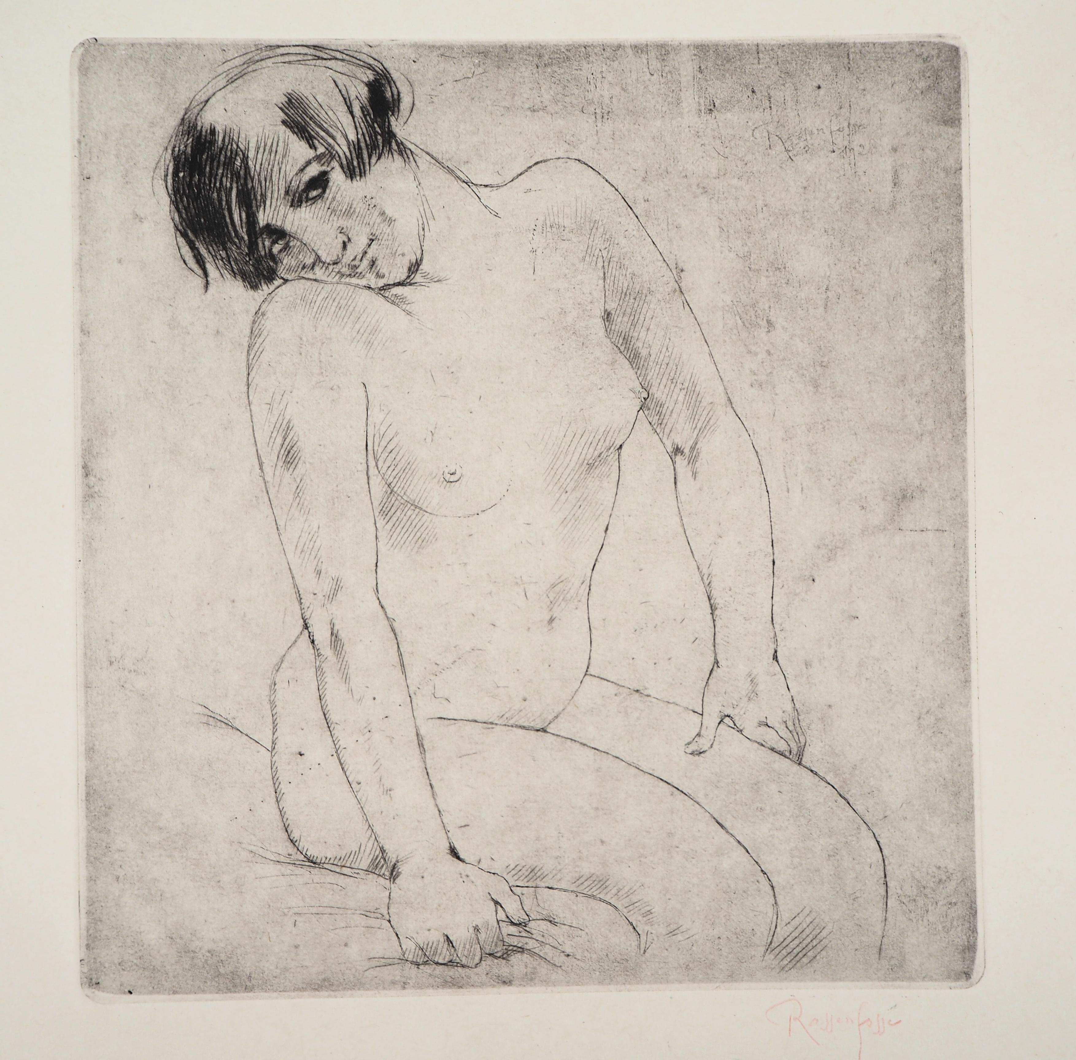 nude etching