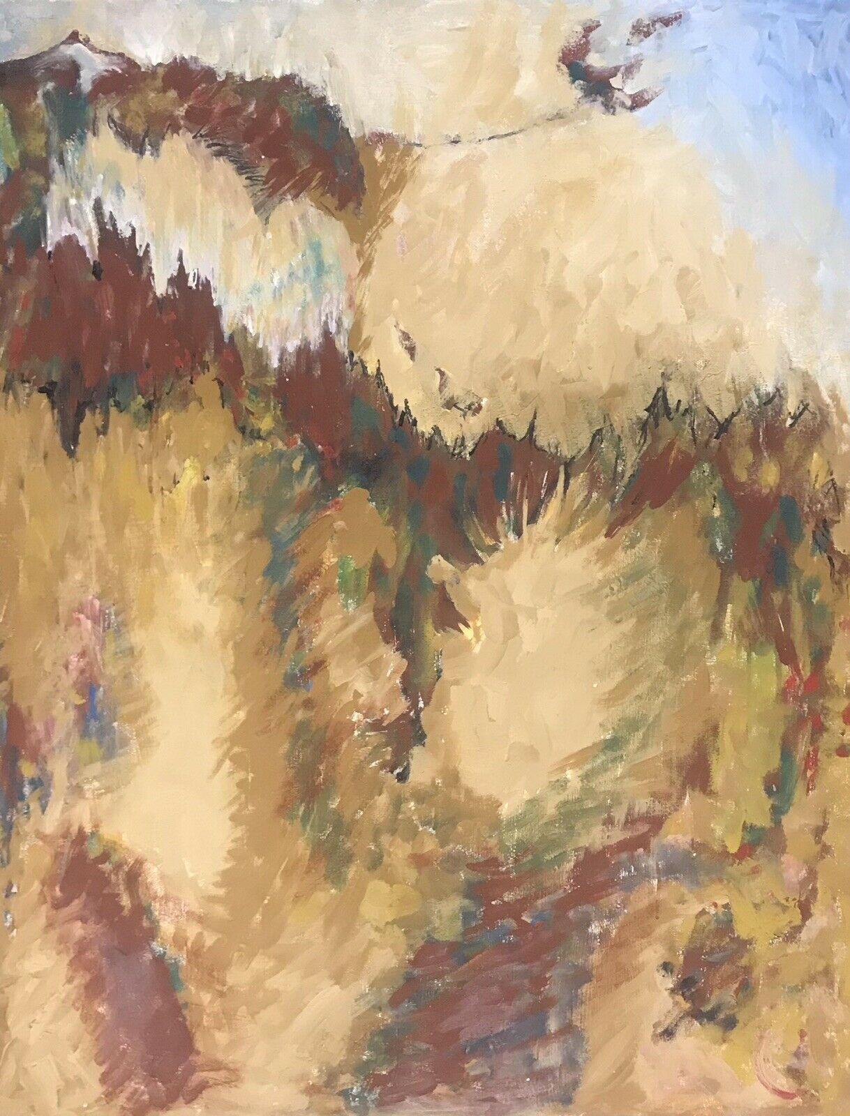 "Composition abstraite"
par Armand Rottenberg (français 1903-2000)
 peinture à l'huile sur carton, non encadrée

planche : 36 x 28.5 pouces

Superbe peinture cubiste originale de l'artiste abstrait (et poète) français Armand Rottenberg (1903-2000).