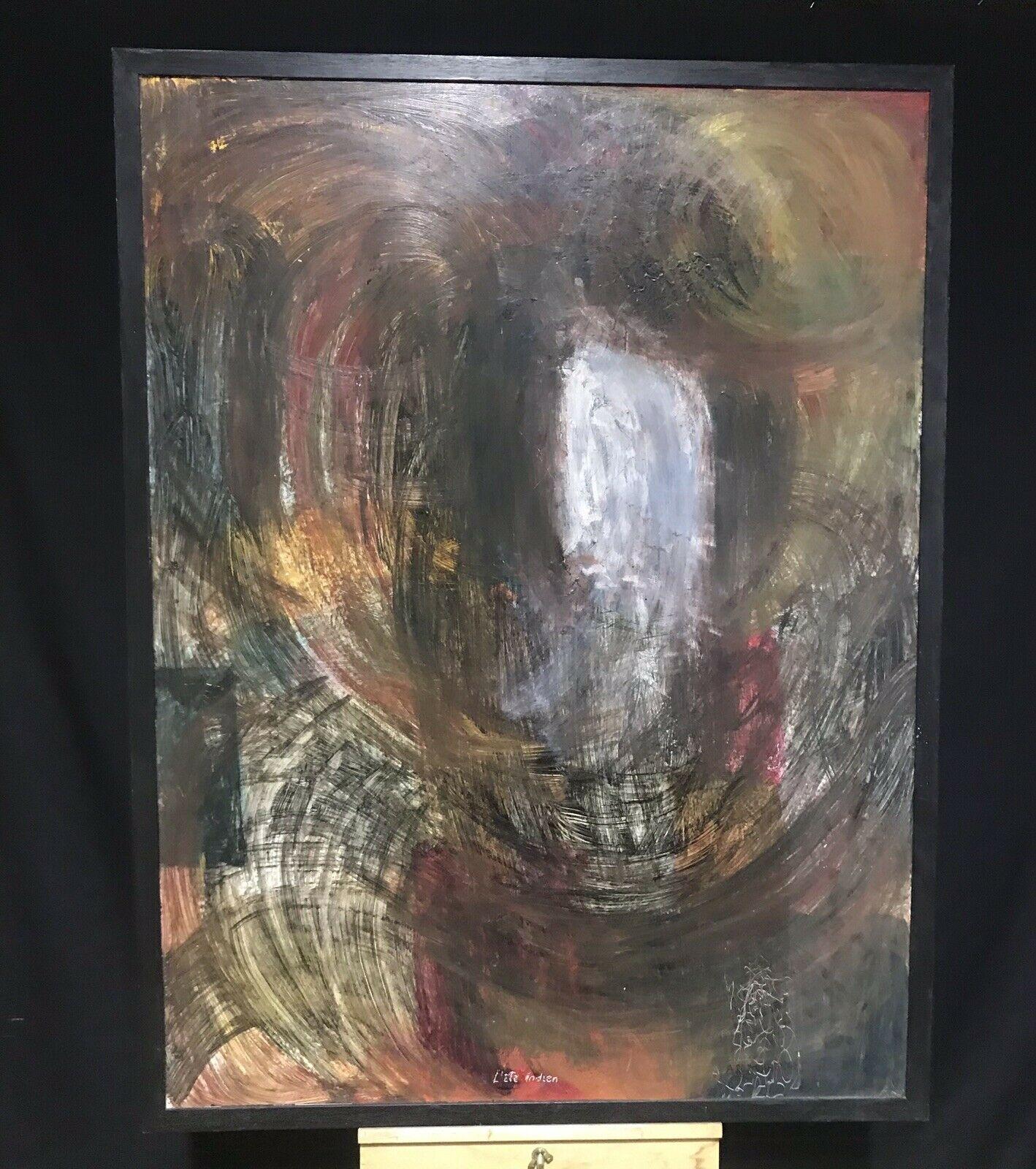 ARMAND ROTTENBERG (1903-2000) GRAN ÓLEO ABSTRACTO EXPRESIONISTA FRANCÉS - Painting Expresionista de Armand Rottenberg