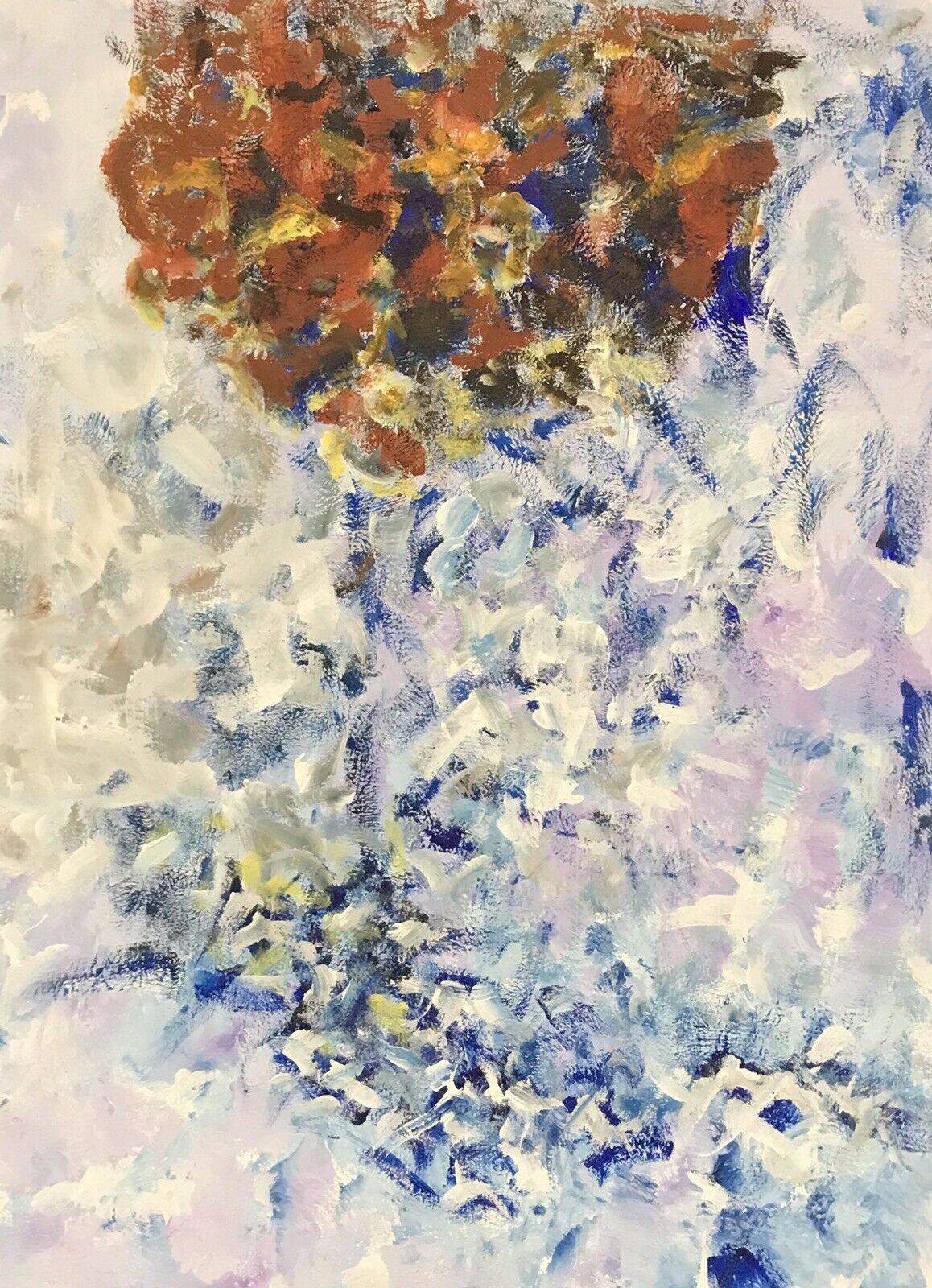 Figurative Painting di Armand Rottenberg - ARMAND ROTTENBERG (1903-2000) GRANDE DIPINTO A OLIO ASTRATTO ESPRESSIONISTA FRANCESE