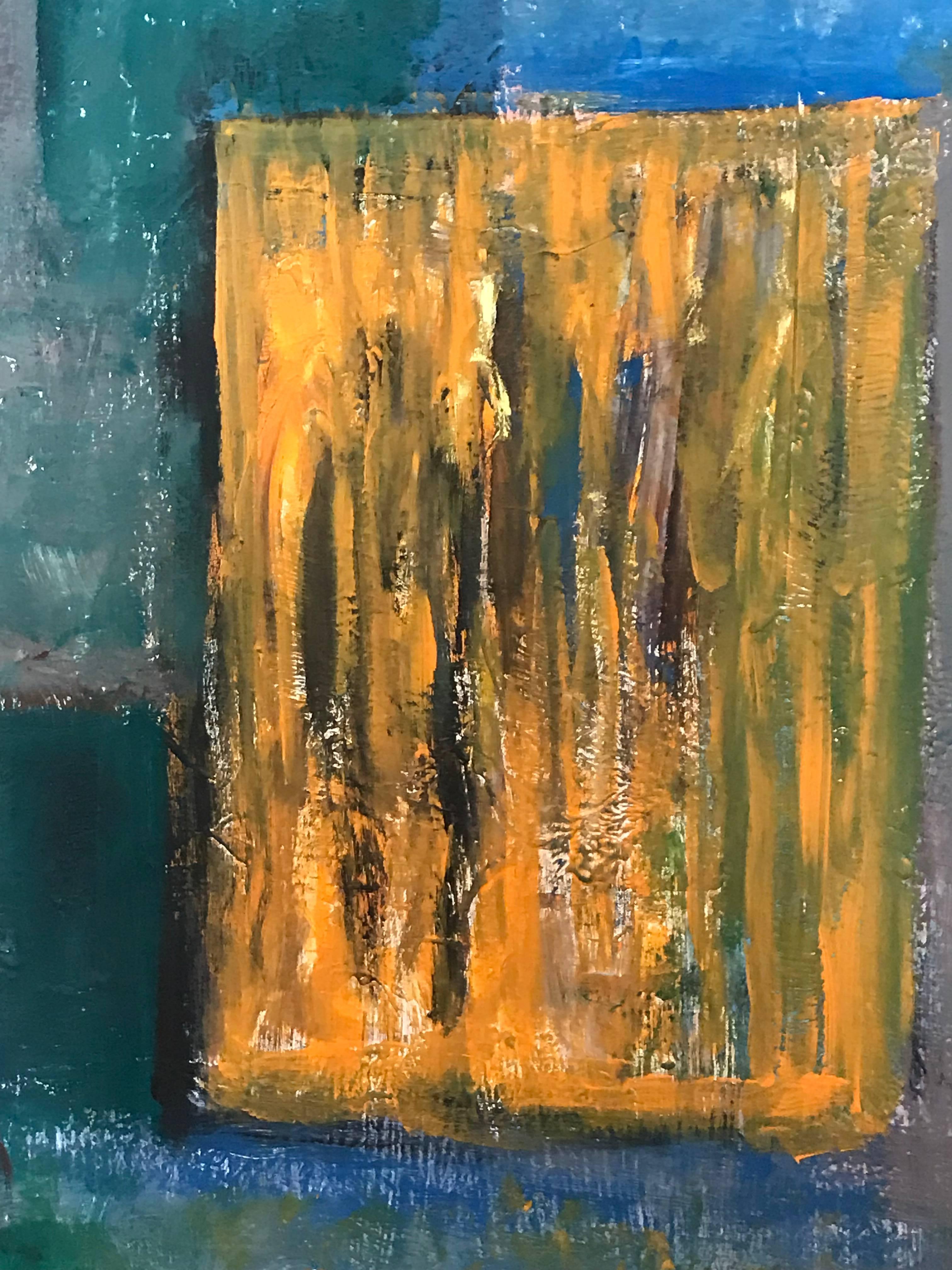 Il calice d'oro
di Armand Rottenberg (francese 1903-2000)
firmato nell'angolo inferiore, circa anni '80
dipinto a olio su tavola, incorniciato

Incorniciato 30 x 23 pollici

Splendido dipinto ad olio originale dell'artista astratto (e poeta)