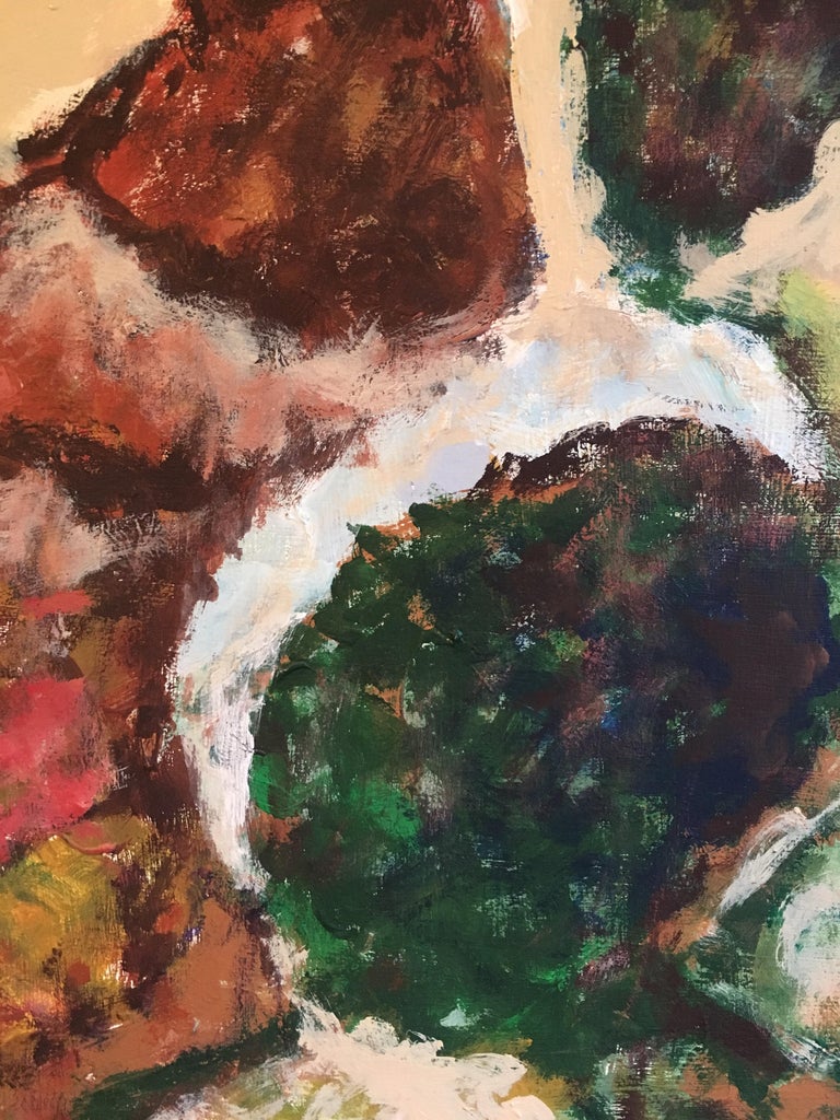 Armand Rottenberg - Large Multi Coloured French Expressionist Abstract ...