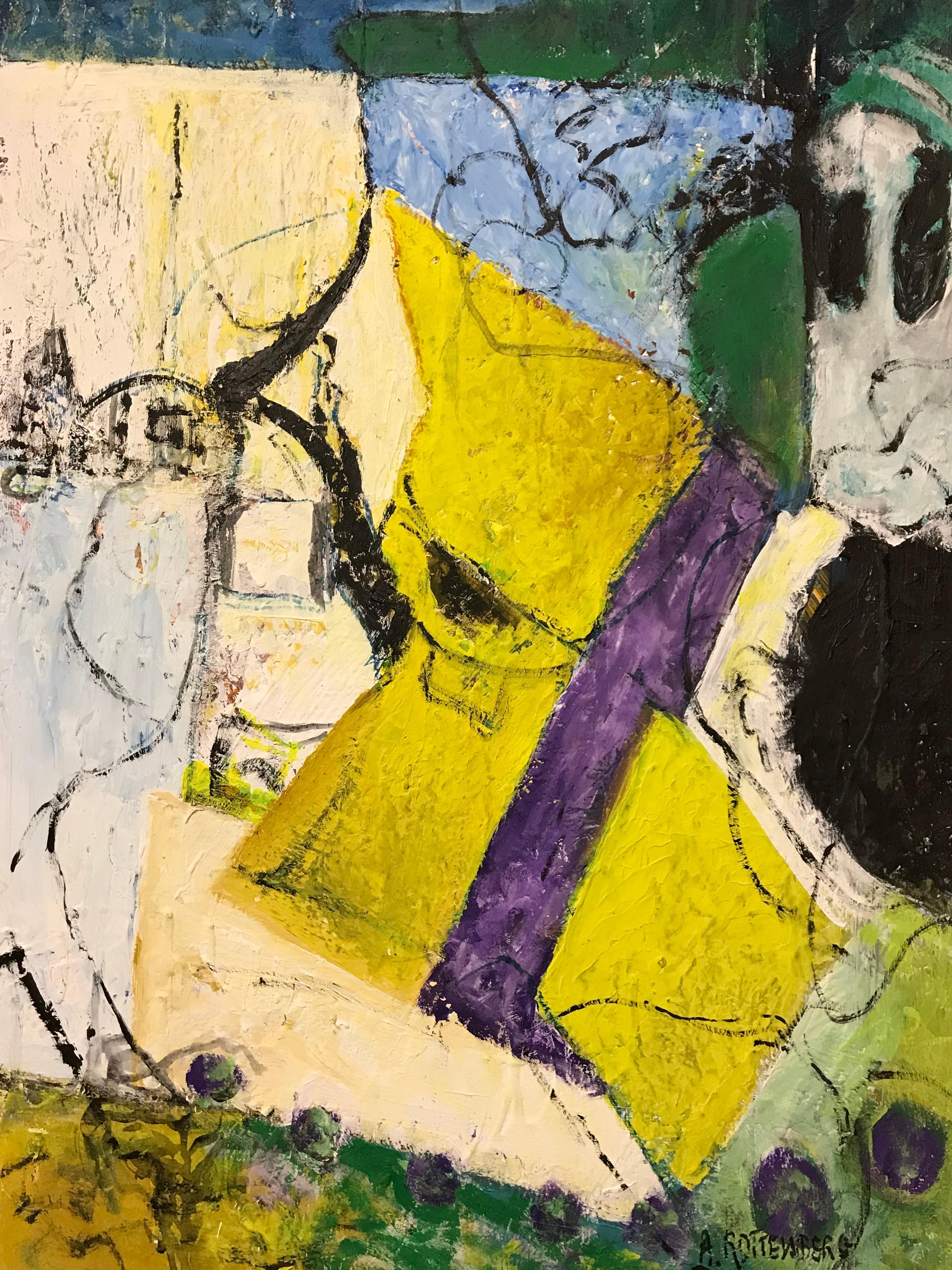 Pittura ad olio originale - Painting di Armand Rottenberg