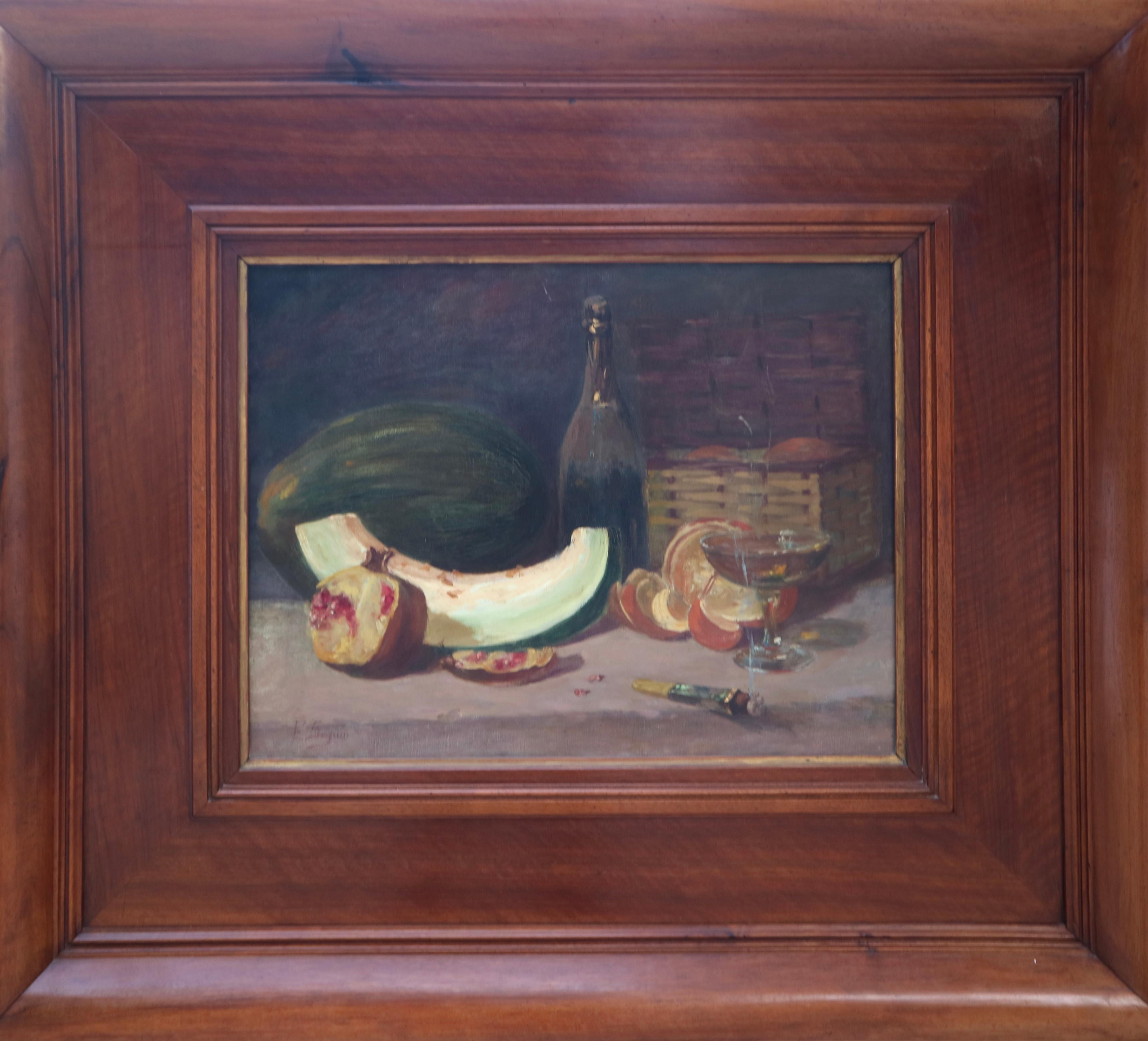 Armand Félix Abel Seguin, Nature morte - Painting de Armand Seguin