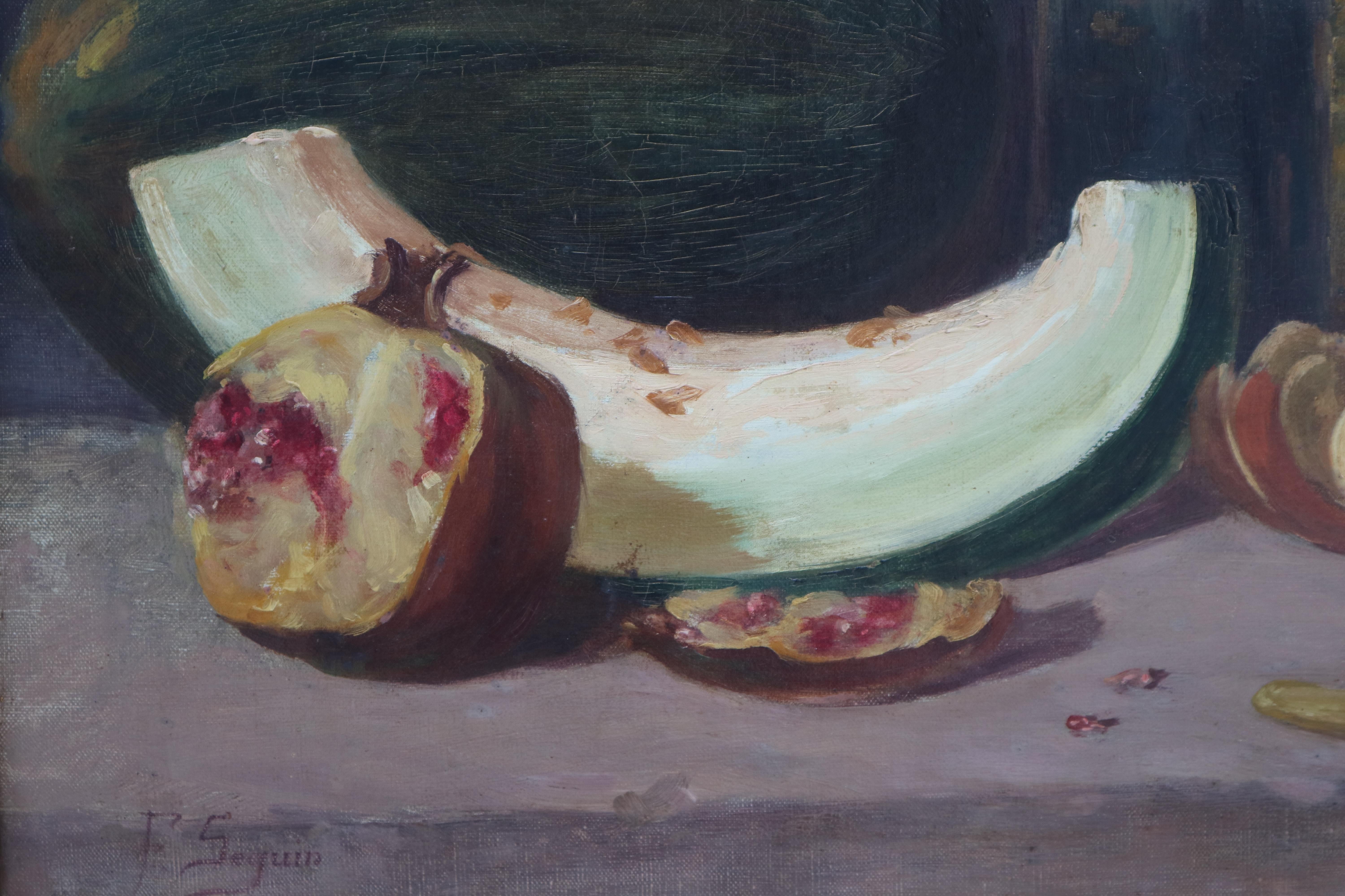 Armand Félix Abel Seguin, Nature morte - Post-impressionnisme Painting par Armand Seguin