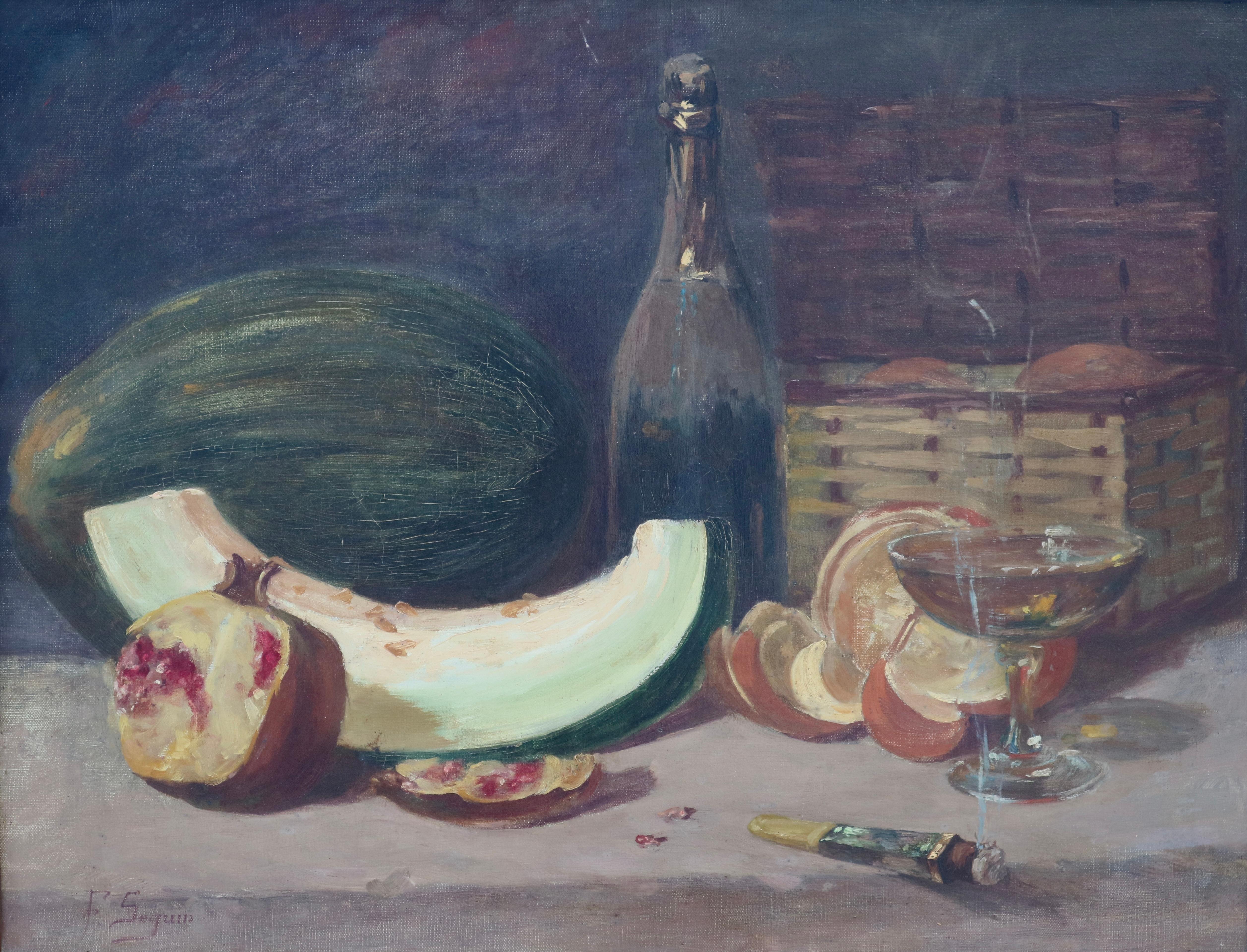 Armand Seguin Still-Life Painting – Armand Félix Abel Seguin, Stilleben
