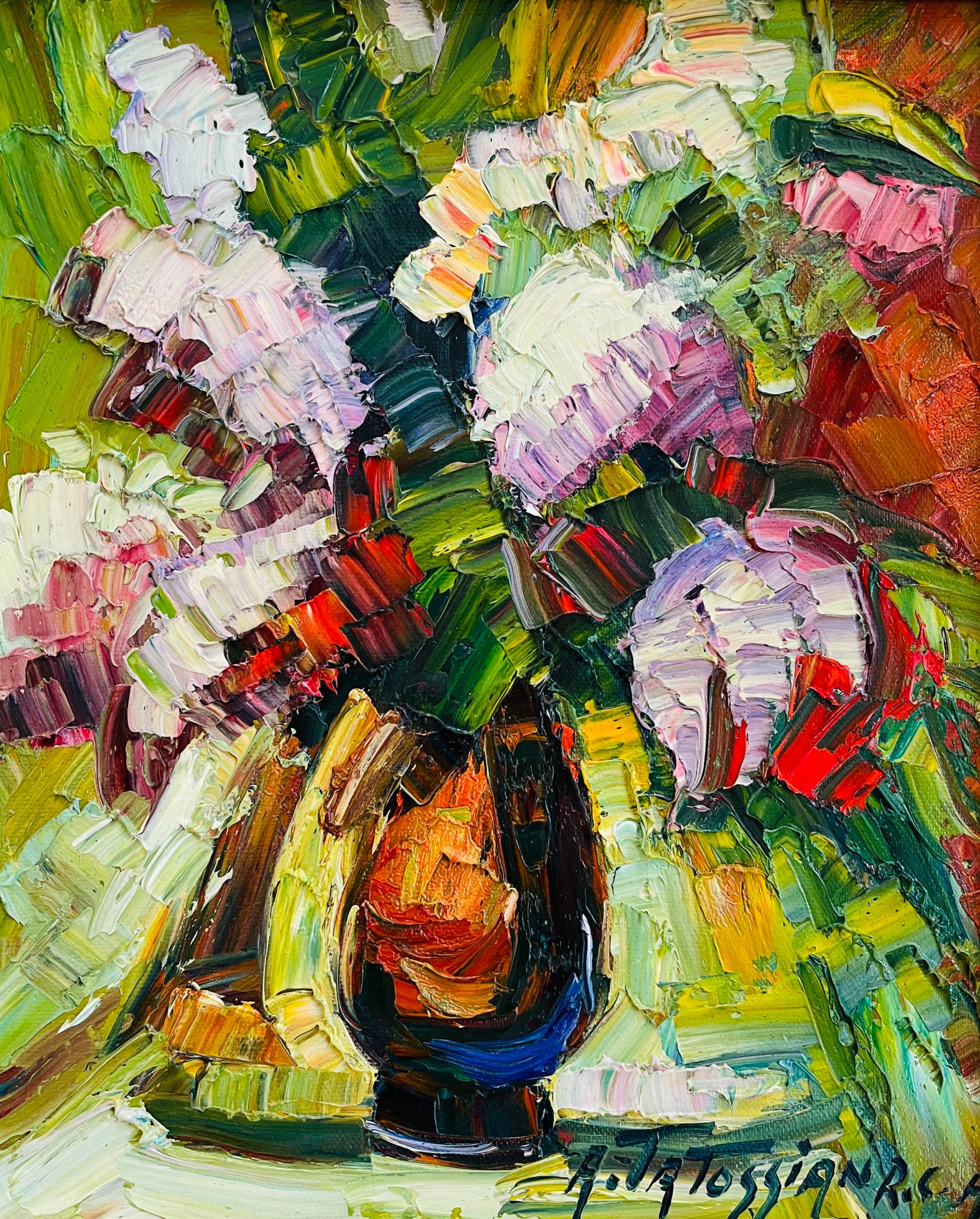 Armand Tatossian Still-Life Painting - Flowers