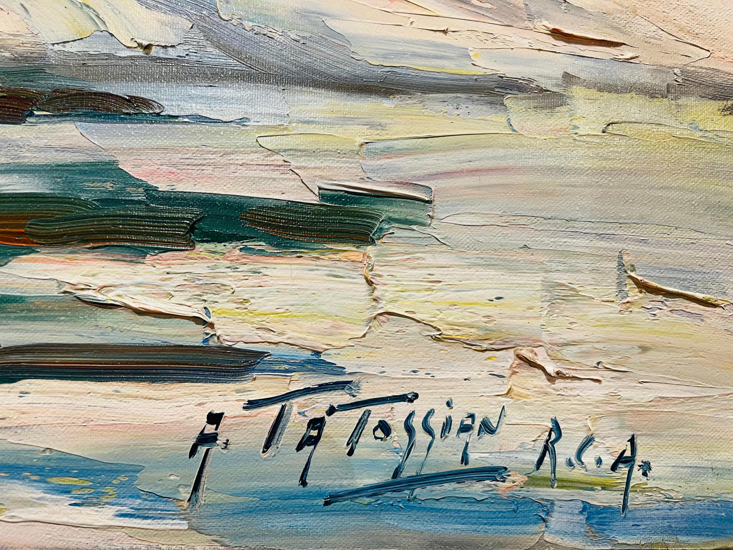 GLI INSEDIAMENTI - Landscape Painting Beige di Armand Tatossian