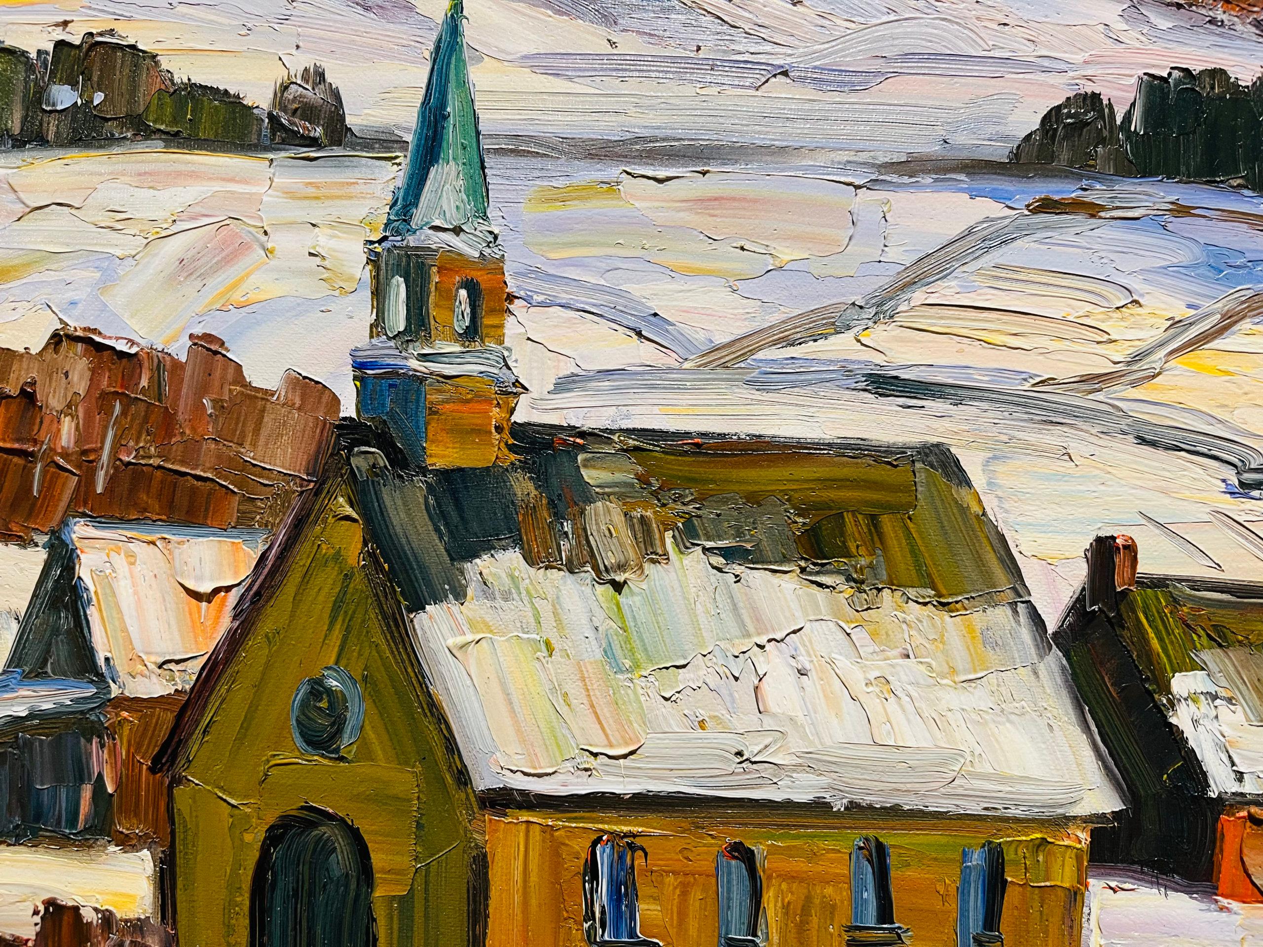 Armand Tatossian, canadese, 1948-2012
Olio su tela
30 x 40 pollici
Firmato in basso a destra; firmato e intitolato verso
incorniciato