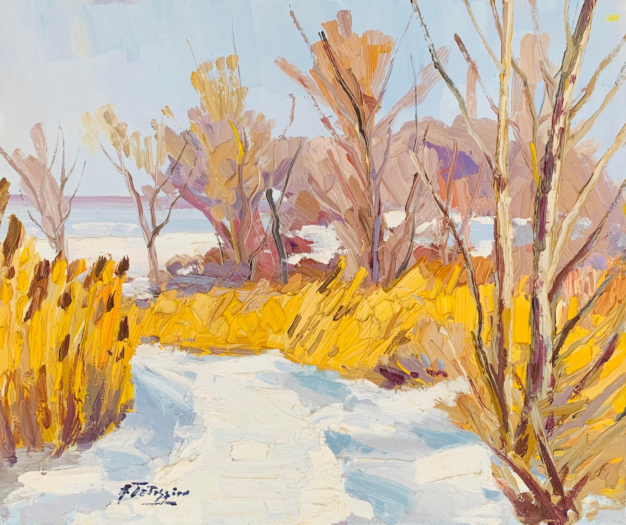 Armand Tatossian Landscape Painting - Pointe-Fortune, Quebec