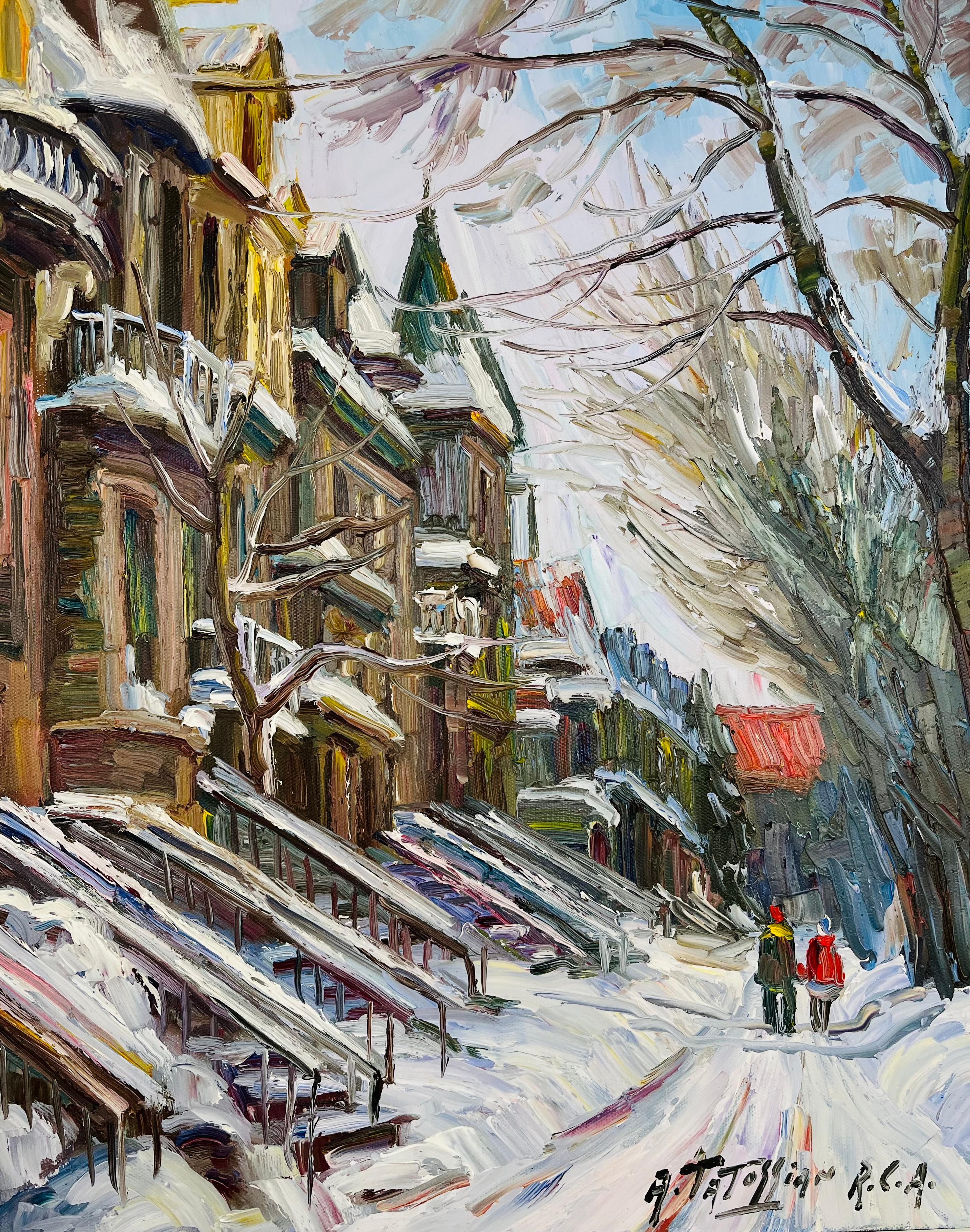 Landscape Painting de Armand Tatossian - Paseo marítimo