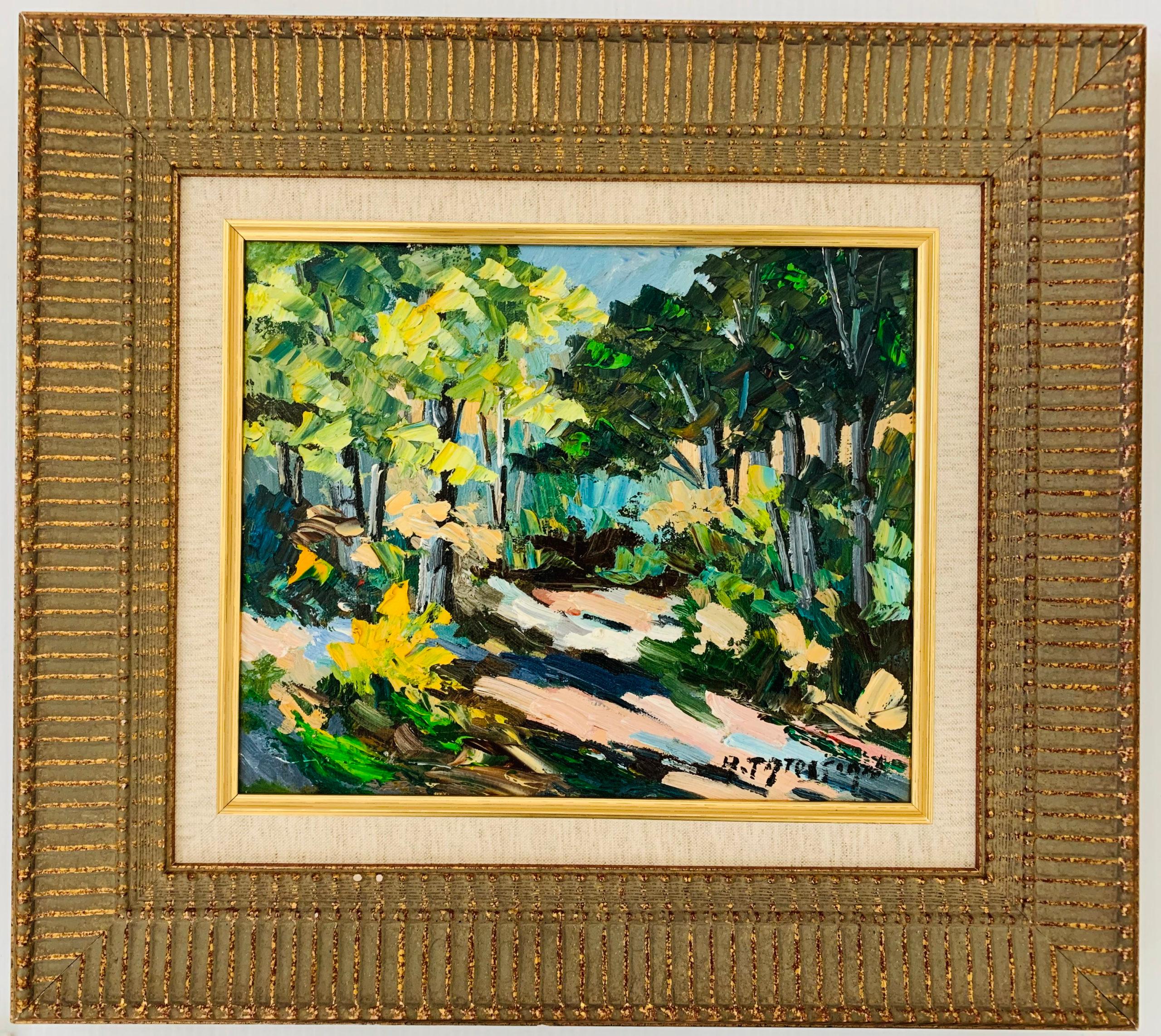 Quebec landscape - Painting by Armand Tatossian