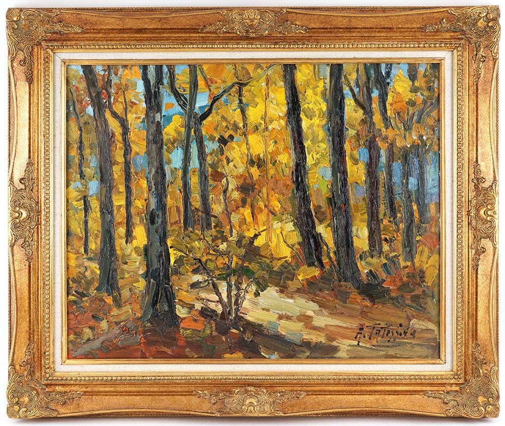 Quebec Landscape - Painting by Armand Tatossian