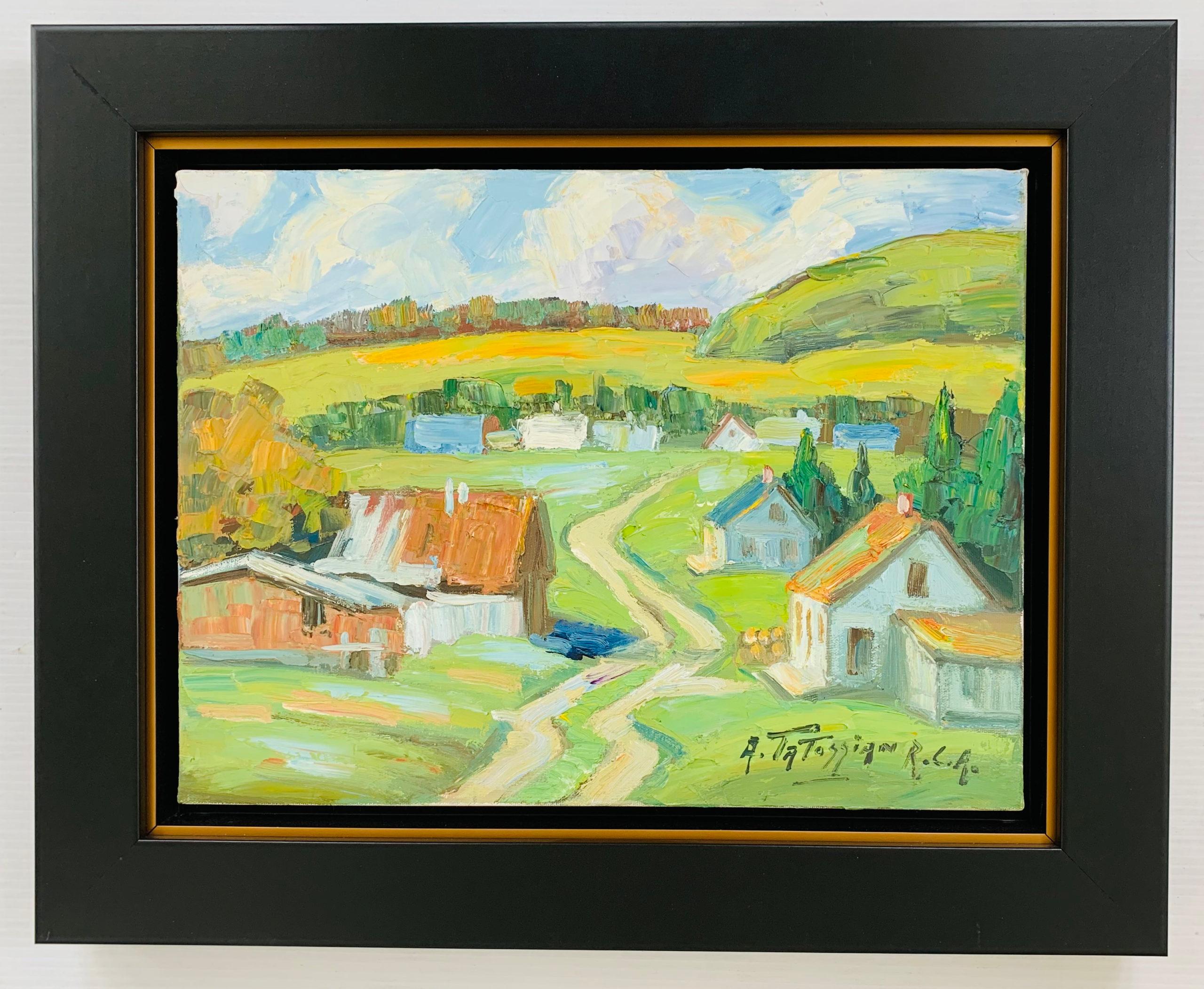 Tadoussac, Quebec - Painting di Armand Tatossian