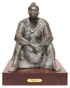 Martha On The Bench Bronze Sculpture