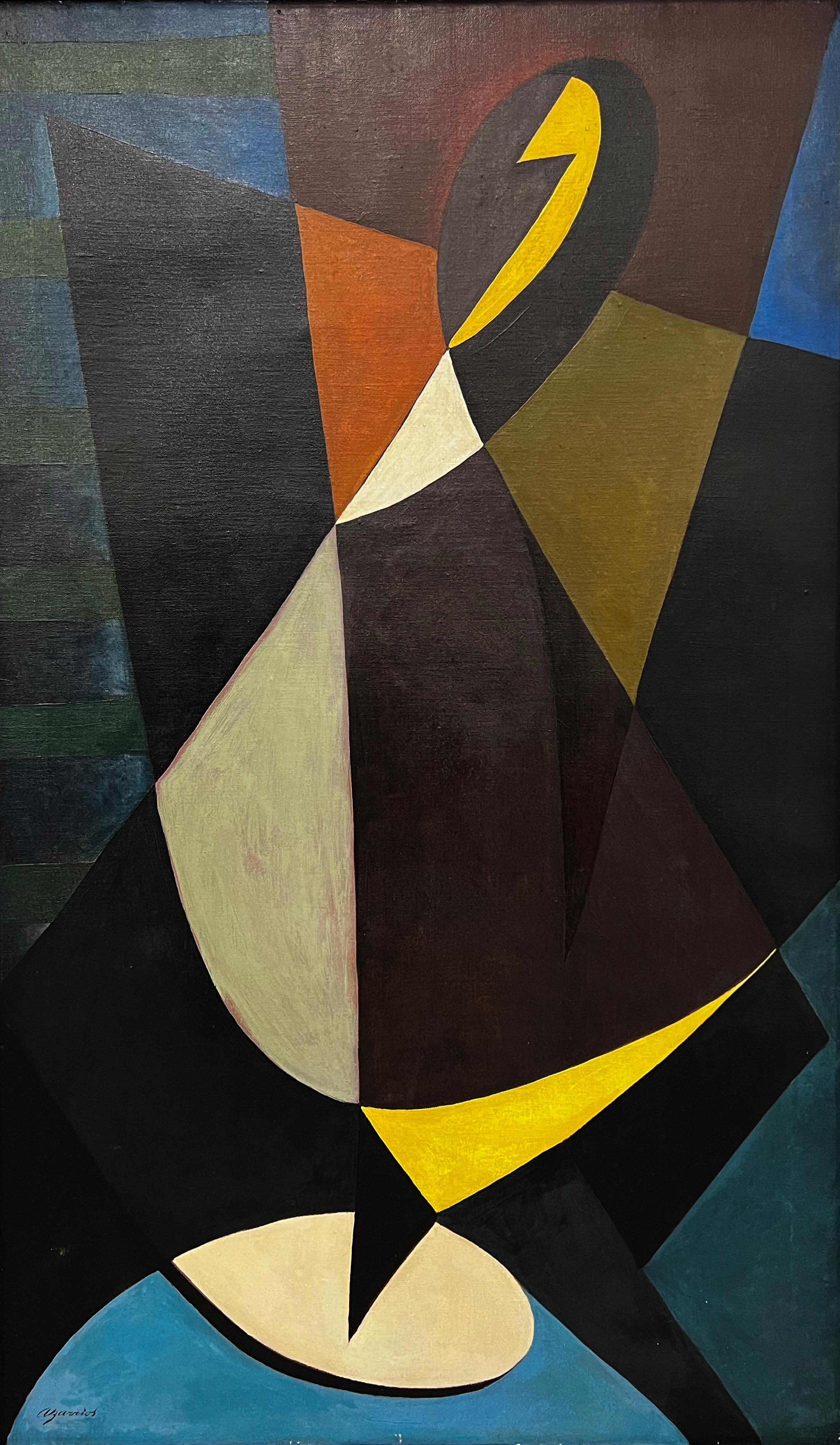 Armando Barrios, Composición XXVI, 1955, huile sur toile, 110 x 66 cm