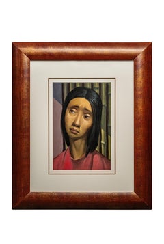 Armando Barrios, India, 1955, Pastel sobre papel, 41 x 26 cm, 16,1 x 10,2 pulg.