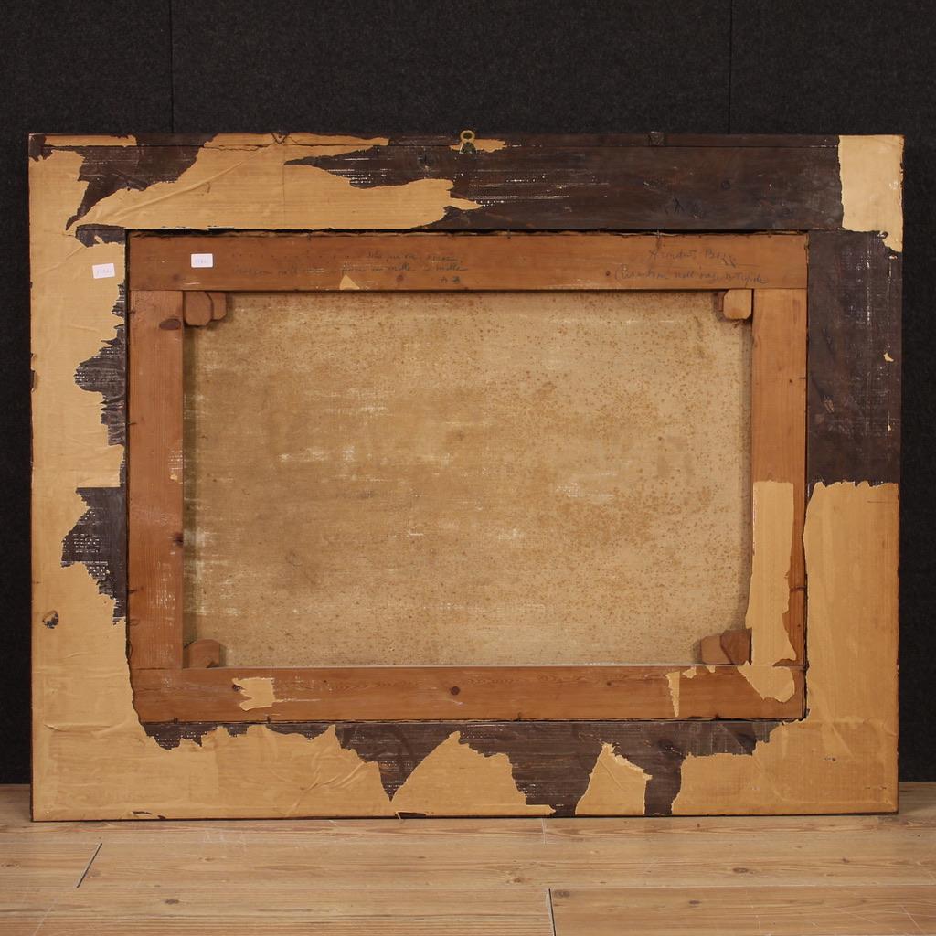20. Jahrhundert Öl auf Leinwand Signiert A. Bezzi Landschaftsgemälde, 1920 im Angebot 3