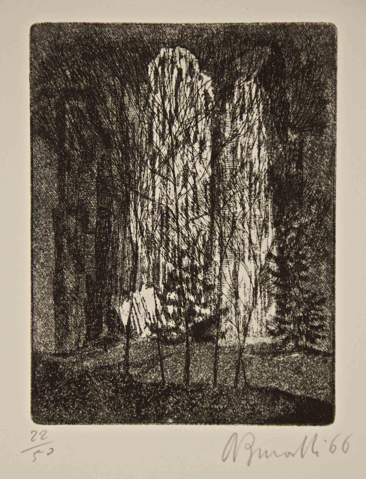 Hand signed and numbered. Edition of 45 prints.

Reference: Catalogue Battisti n.35.

Armando Buratti (Rome, 1924), is an italian artist and painter. His first exhibition was held in 1946, and from that moment he exposed his works in several