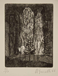 Awakening - Etching by Armando Buratti - 1966