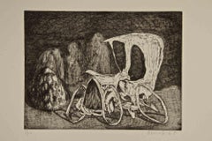 Clunker and Rocks - Etching by Armando Buratti - 1965