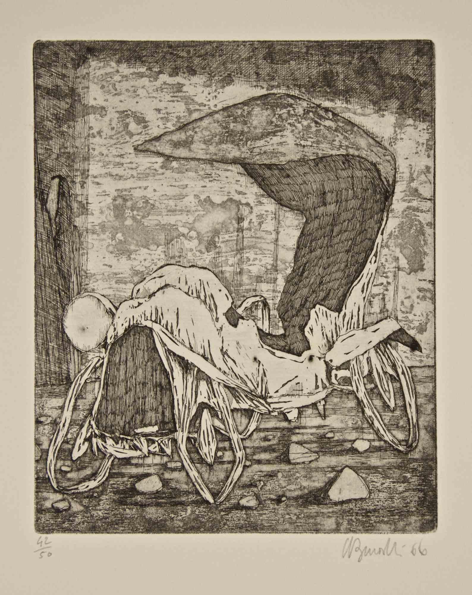Hand signed and numbered. Edition of 50 prints.

Reference: Catalogue Battisti n.39.

Armando Buratti (Rome, 1924), is an italian artist and painter. His first exhibition was held in 1946, and from that moment he exposed his works in several