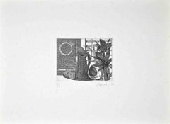 Natura Morta con Bricco - Radierung von Armando Buratti - Natura Morta - 1970