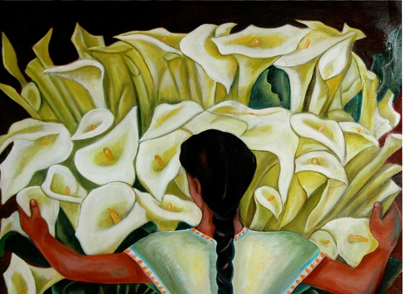 After Diego Rivera - Painting by Armando Campero