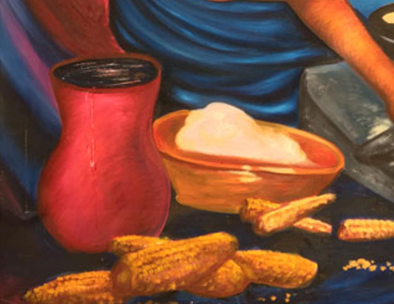 Tortillas Ricas - Painting by Armando Campero