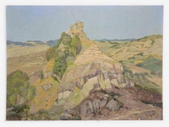 Paesaggio - Pittura a olio di Armando Cermignani - 1930