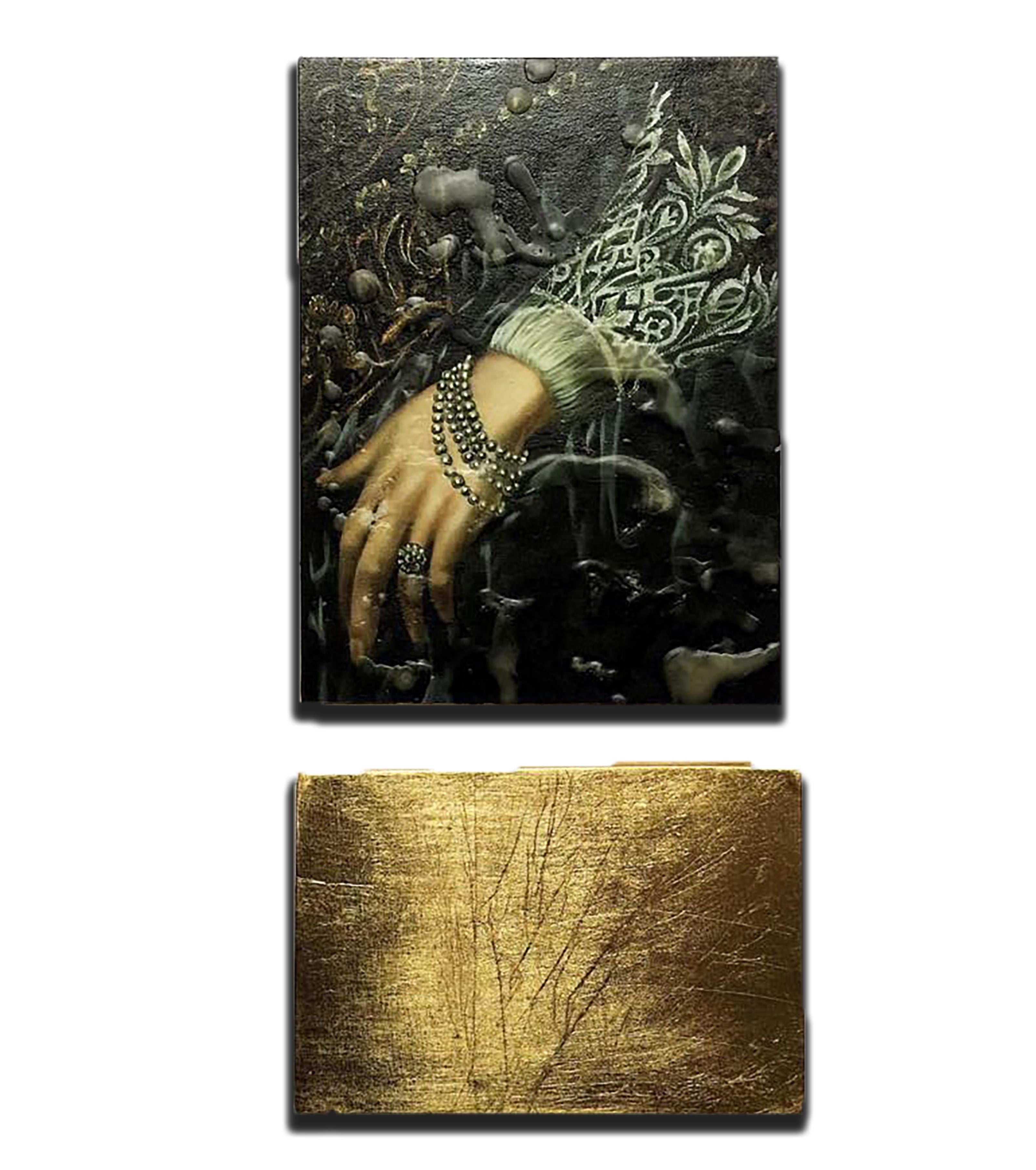 Armando de la Garza Figurative Painting - "#14" Diptych from the series "Transvaloración de Todos Los Valore'', 2018