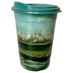 "2.2" from Series "Biotá", Oil on a Plastic Cup