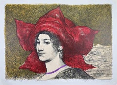 Portrait - Lithograph by Armando De Stefano - 1980s