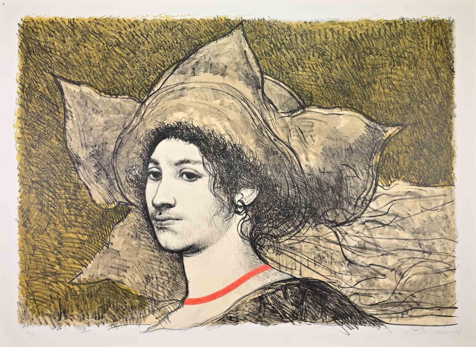 Portrait - Lithographie d
Armando De Stefano - Années 1980