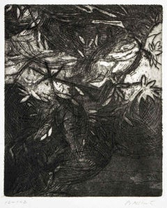 Moonlight - Etching by Armando Pizzinato - 1964